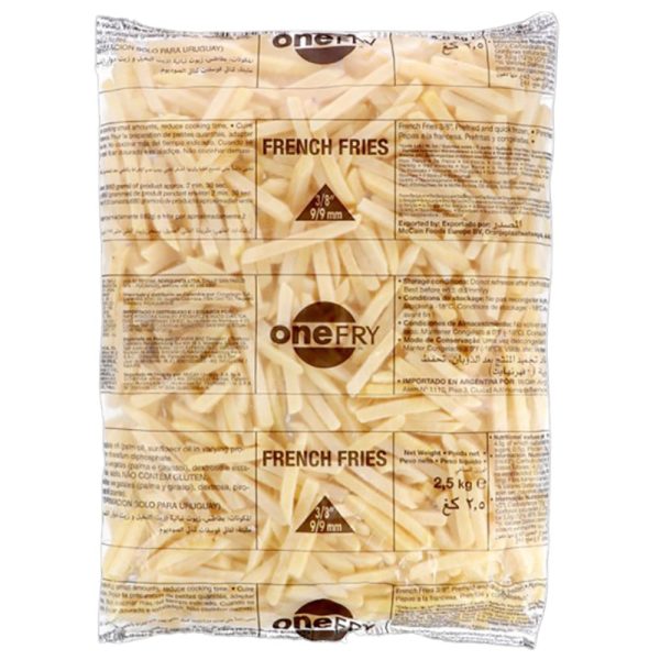 Papas Prefritas Onefry 9Mm 2.5 Kg